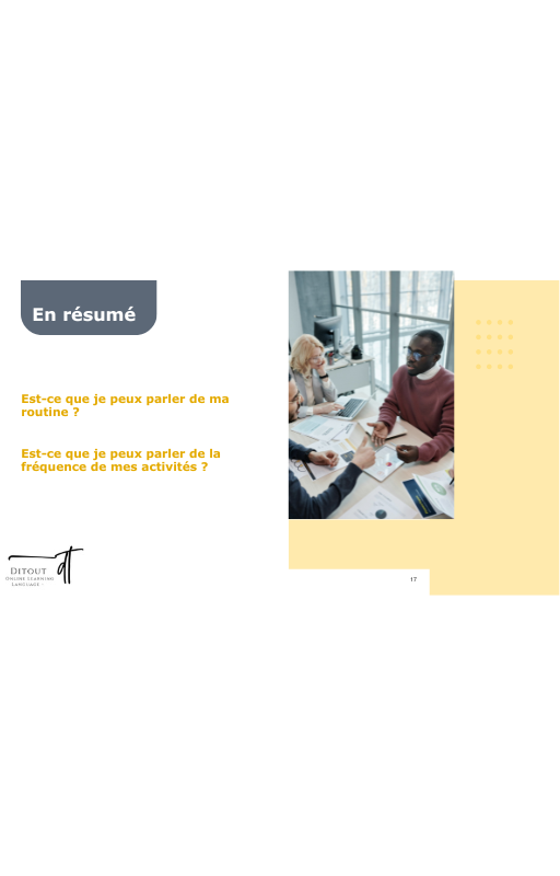 Ressources FLE prêt à l'emploi - Gagnez du temps - Chapitre 6 A1.1 (17 ans et +)