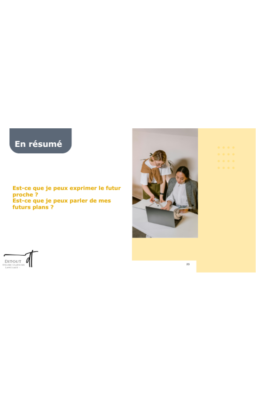 Ressources FLE prêt à l’emploi - Gagnez du temps -Chapitre 13 A1.1 (17 ans et +)