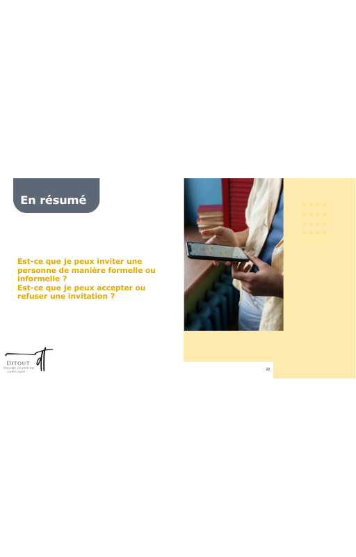 Ressources FLE prêt à l’emploi - Gagnez du temps -Chapitre 9 A1.1 (17 ans et +)