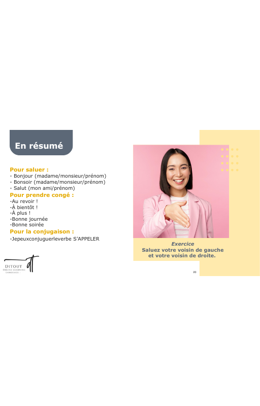 Ressources FLE prêt à l'emploi - Gagnez du temps - Chapitre 1 – Niveau Grand Débutant A1.1 (17+)