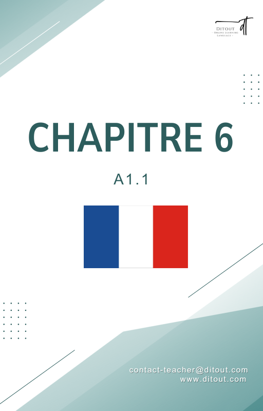 Ressources FLE prêt à l'emploi - Gagnez du temps - Chapitre 6 A1.1 (17 ans et +)