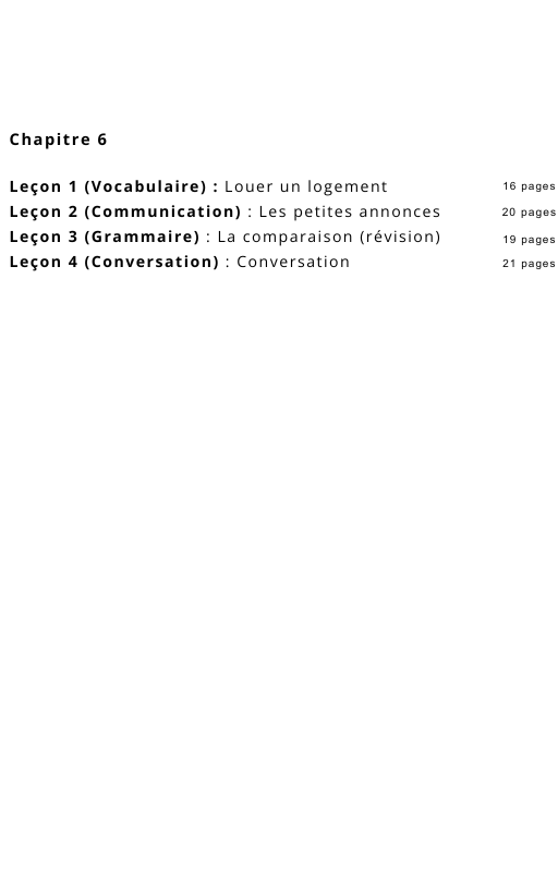 Ressources FLE prêt à l’emploi - Gagnez du temps_Chapitre 6 A2.1 (17 ans et +)