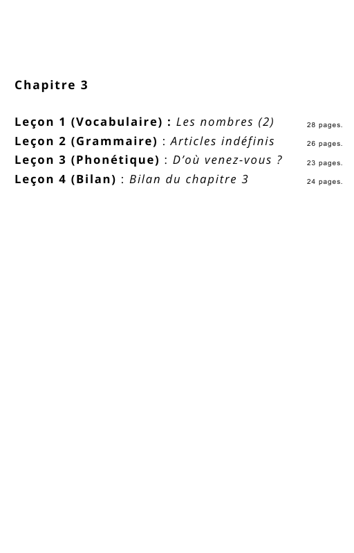 Ressources FLE prêt à l'emploi - Gagnez du temps - Chapitre 3 - Niveau A1.1 (17 ans+)