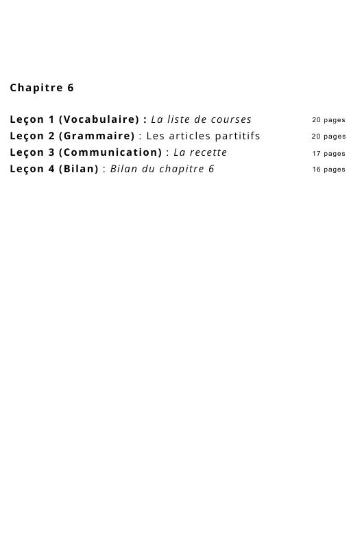 Ressources FLE prêt à l’emploi - Gagnez du temps_Chapitre 6 A1.2 (17 ans et +)