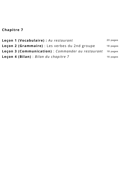 Ressources FLE prêt à l’emploi - Gagnez du temps -Chapitre 7 A1.2 (17 ans et +)