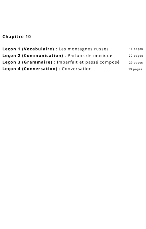 Ressources FLE prêt à l’emploi - Gagnez du temps_Chapitre 10 Divertissement A2.1 (17 ans et +)