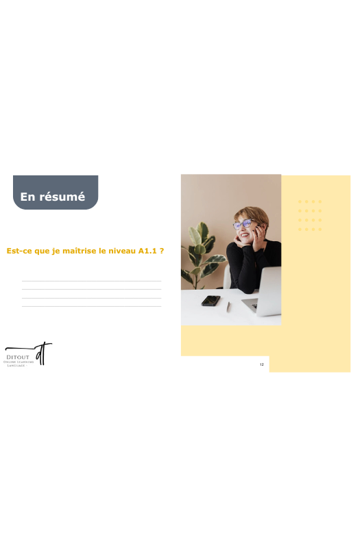 Ressources FLE prêt à l’emploi - Gagnez du temps -Chapitre 14 A1.1 (17 ans et +)