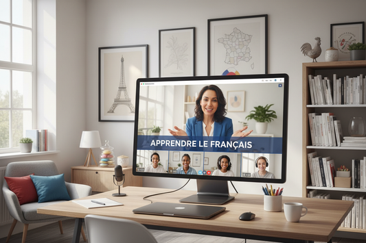 apprendre le français gratuitement en ligne avec un professeur natif 